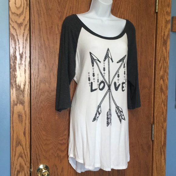 Western Arrow Long Tunic T-shirt NWOT - Picture 4 of 4